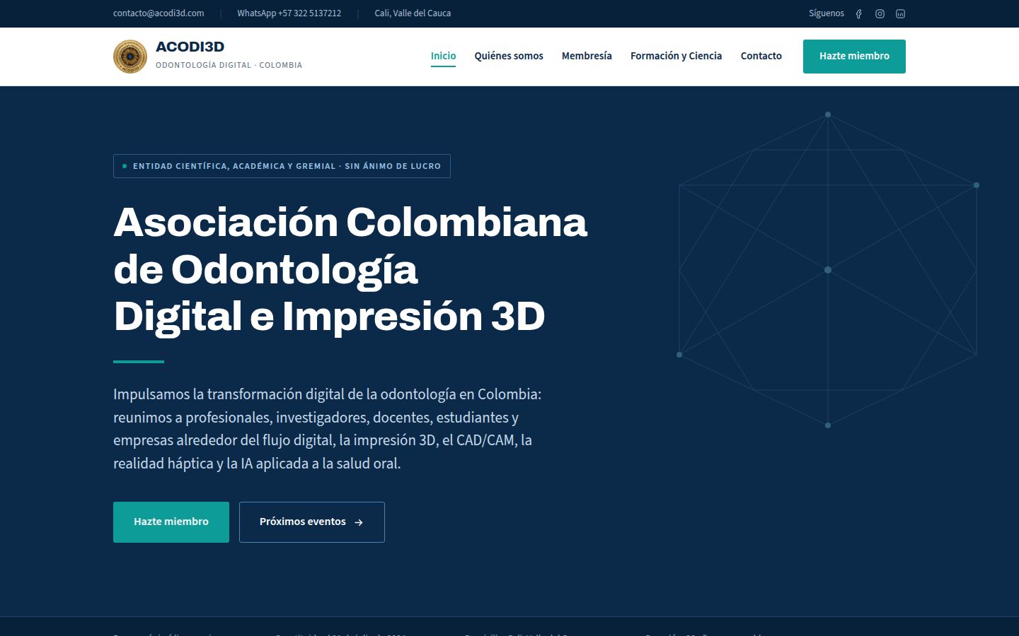 Captura de ACODI3D