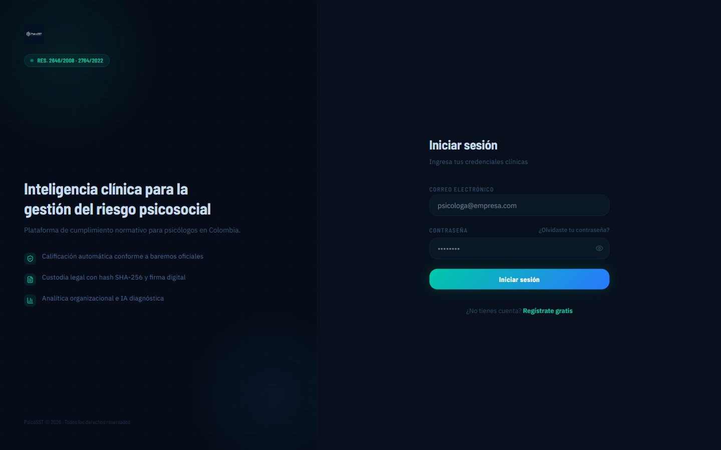 Captura de PsicoSST
